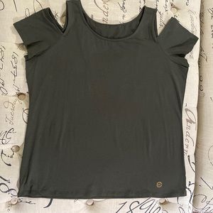 Michael Kors “cold-shoulder” t-shirt, size XL